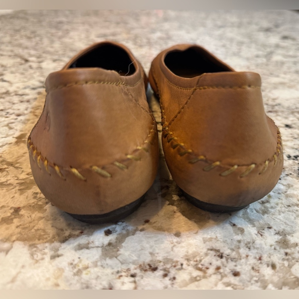 Born Women's Tan Leather Flats‎ - Picture 3 of 7